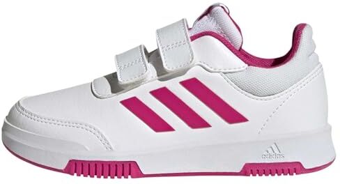 Adidas Tensaur Hook and Loop Shoes, Sneakers Unisex Bambini e ragazzi, Ftwr White Team Real Magenta Core Black, 35 EU