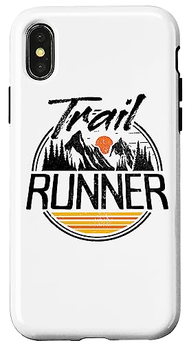 Detti di Ultra & Trail Running per i cross runner Custodia per iPhone X/XS Trail Running Ultra Run Adventure Hiking Fell Trail Runner