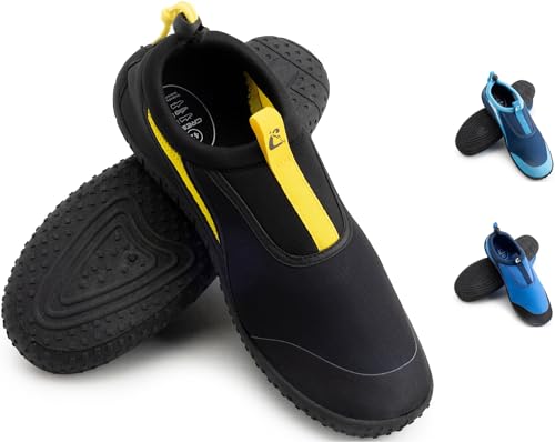 Cressi Coco Shoes Scarpa Sportiva Ideata per Sport Acquatici, Shoes Nero/Giallo 36, Adulti Unisex