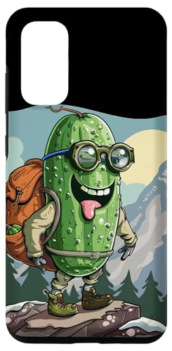 Funny hiking Pickle Outfit Custodia per Galaxy S20 Cool trekking Pickle in montagna per gli amanti delle avventure