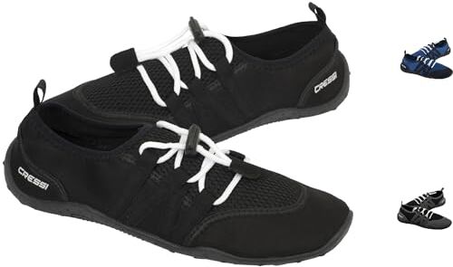 Cressi Elba Pool Shoes Scarpe per gli Sport Acquatici Unisex Adulto, Nero, 36 EU