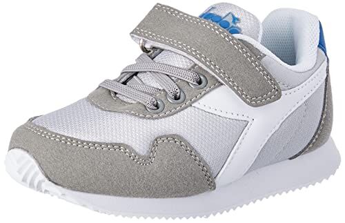 Diadora Simple Run Ps, Scarpe da ginnastica, Unisex Bambini e ragazzi, Paloma Grey, 34 EU