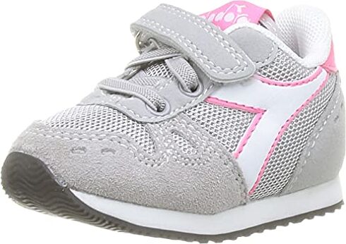 Diadora Simple Run Ps, Scarpe da ginnastica, Unisex Bambini e ragazzi, Grigio Paloma, 33 EU