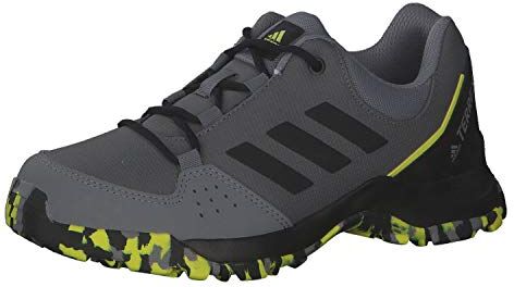 adidas Terrex Hyperhiker Low K, Stivali da escursionismo alti, Unisex Bambini e ragazzi, Gricua Negbás Gritre, 28.5 EU