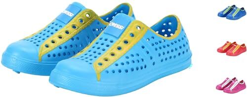 Cressi Pulpy Shoes Kids, Scarpette Mare Bambino Scogli E Piscina Unisex Ragazzi, Sky Giallo, 30 EU