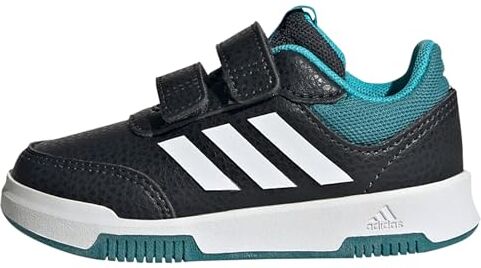 Adidas Tensaur Hook And Loop Shoes, Sneakers Unisex-Bimbi 0-24, Carbon Ftwr White Arctic Fusion, 23 EU