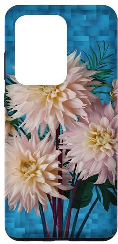 blue Pattern Flowers girls,Tropical Flower moms Custodia per Galaxy S20 Ultra colorato flora devoti, divertente, blu, tropicale, fiore