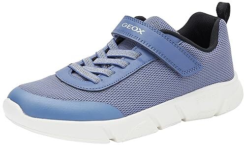 Geox J Aril Girl D, Scarpe da Ginnastica, Dk Avio Black, 39 EU