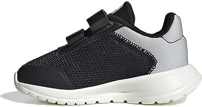 Adidas Tensaur Run Shoes, Scarpe Unisex Bimbi 0-24, Core Black Core White Grey Two, 20 EU