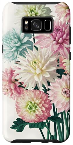 Pattern Flowers girls, blue Tropical Flower Custodia per Galaxy S8+ Fiori rosa per ragazze, divertenti con fiori tropicali