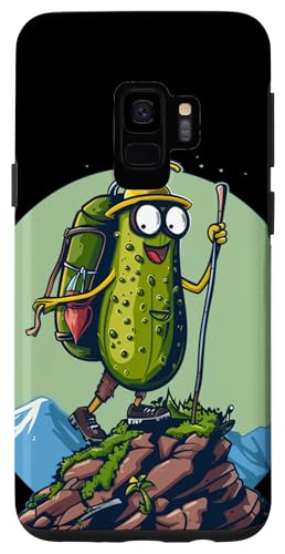 Funny hiking Pickle Outfit Custodia per Galaxy S9 Mountaineer Pickle per escursioni e trekking Ragazzi e ragazze