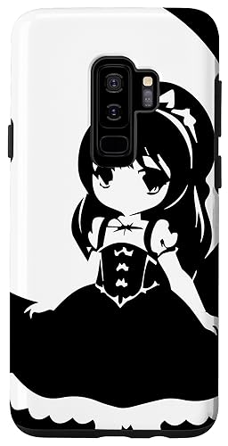 Jimbeels Custodia per Galaxy S9+ Gotico Lolita Manga Fairytale Anime Ragazza Goth