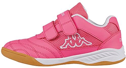 Kappa Kickoff K Unisex Kids, Scarpe, Rosa Pink White, 35 EU