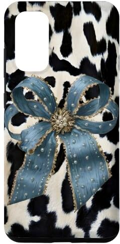 cows blue Bows girls Custodia per Galaxy S20 mucche blu Fiocchi ragazze