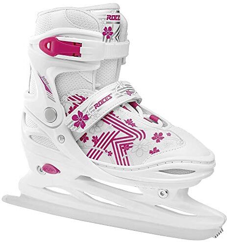 Roces Jokey Ice 3.0 Girl, Pattini da Ghiaccio. Bambina, Bianco-Rosa, 26-29