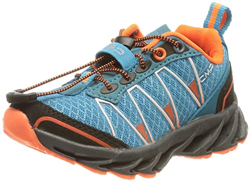 CMP Kids Altak Trail Shoe 2.0, Scarpe Running, Blu Ottanio Flash Orange, 30 EU