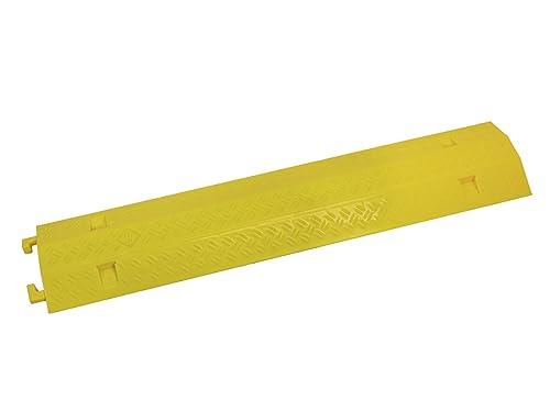 EuroLite DRO-2A Canalina per cavi   Ponte per cavi di colore giallo robusto (2 x 3 cm), plastica rigida
