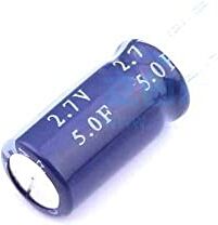 Generic 2 pz super condensatore 5F 0% -+30% 2.7V piombo radiale, P = 5mm HP-2R7-J505VYJ13