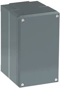 ABB Modular Metal Alloggiamento per pulsante, colore: Grigio, Alluminio