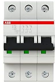 ABB S203 C32 INTERRUTTORE AUTOMATICO 6KA 3P, White