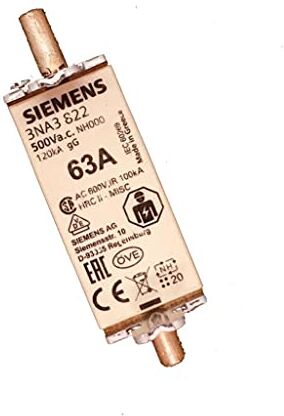 Siemens – Fusibile nh-500 V T-00 63 A