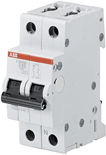 ABB S200 Interruttore di protezione di linea tipo Z, Pol 1P+N 40A System Pro M Compact DIN guida montaggio