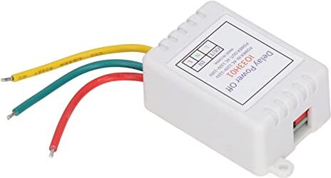 Zerodis Timer di Ritardo, Interruttore relè Ingresso 110 V‑220 V per Riscaldatore (Con custodia)