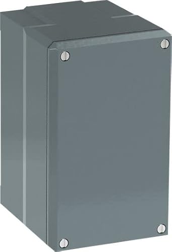 ABB Modular Metal Alloggiamento per pulsante, colore: Grigio, Alluminio