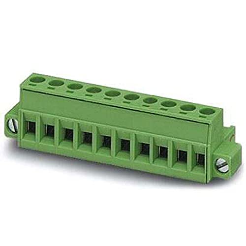 Phoenix , connettore per scheda di circuito, verde, 2,5 mm², sezione nominale 6 numero di porte, MSTB 2,5 HC/..-STF, serie di articoli, 50 pezzi