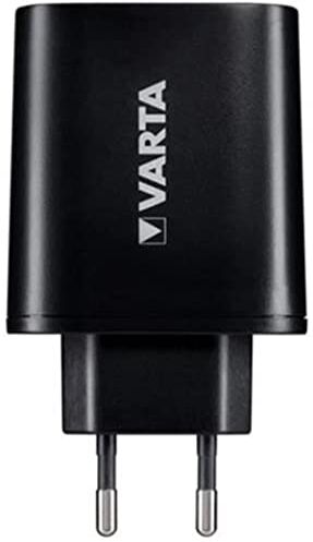 Varta Caricatore da parete con cavo USB tipo C, 3 porte USB: 1 USB tipo C 3.0A e 2 USB A 2.4A shared