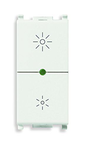 VIMAR Dimmer Regolatore Universale Incandescenza, CFL 1 e Lampade LED, Bianco, 230 V