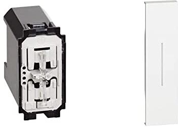 BTicino K4411C Living Now Interruttore Dimmer & Living Now Cover Comando 1 Mod, Bianco