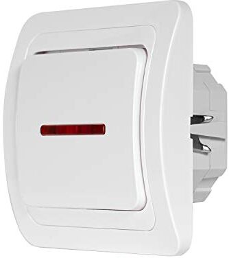 Elektrobock Dimmer LED per la regolazione dell'illuminazione, controllo tramite pulsante, bianco