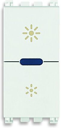 VIMAR Arké Dimmer Regolatore Master 230V Universale incandescenza, CFL 1 e lampade, LED per individuazione al bui, Bianco