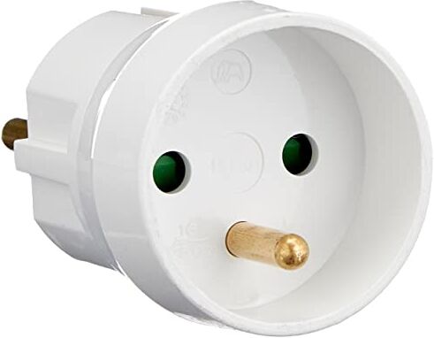 Schneider Electric Lebenoid  ADAPTEUR France/Schuko 16Ampere, Bianco [Classe Energetica A++]