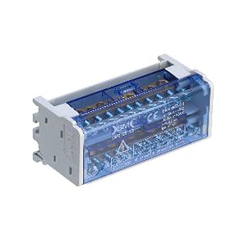 Generico ECI ELETTROFORNITURE QM210007C BM SPA MORSETTIERA BIPOLARE DI_DISTRIBUZIONE 2P 100A 500V 7FORI CONNESSIONE_A_VITE GUIDA_DIN