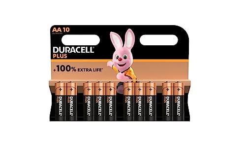 Duracell 10X  AA Plus (1 Blister Da 10 Batterie) 10 Pile Stilo (LR6/MN1500)