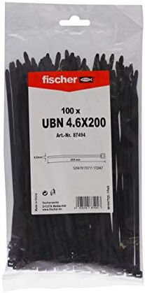 Fischer FLANGIA UBN 4,6x200 NERA (Confezione da 100PZ