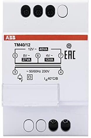 ABB Trasformatore per campanelli TM40/12 4-8-12 V