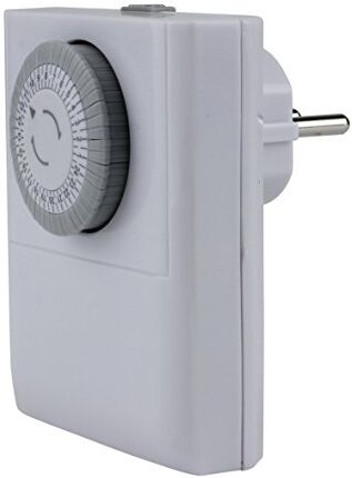 Unitec Timer Giornaliero Interno con 2F Stdo analogico WS, Bianco