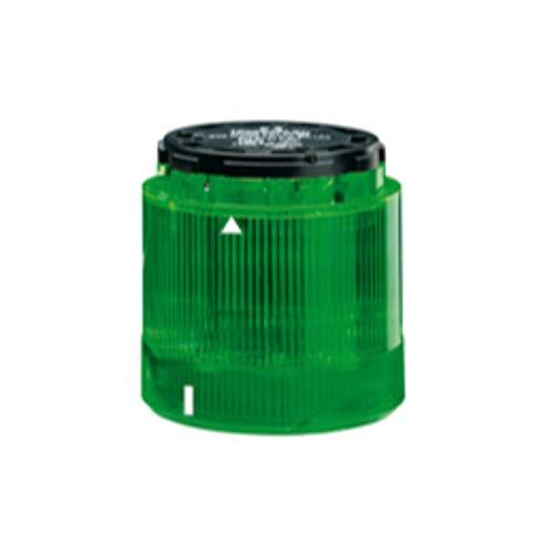 LOVATO Luce lampeggiante, modulo diametro 70 mm, tipo BA, 15d 230 V AC, alimentazione diretta, 7 x 7,4 x 7,1 cm, colore verde (rif. )