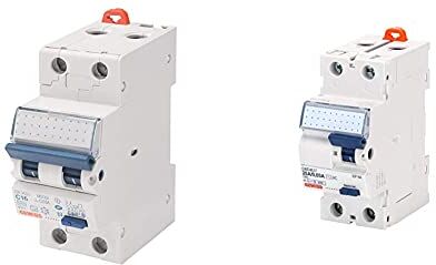 Gewiss Interruttore Magnetotermico Differenziale Compatto Mdc 45-1P+N Curva C 16A & Interruttore Differenziale Puro Idp Na 2P 25A Tipo Ac Istantaneo Idn=0,03A 230V 2 Moduli