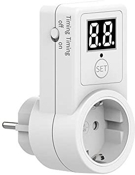 Tenglang Timer di uscita,220-240V EU Timer per prese elettriche, elettronico digitale conto alla rovescia interruttore Timing Socket, Auto Power Off, strumenti di risparmio energetico cucina