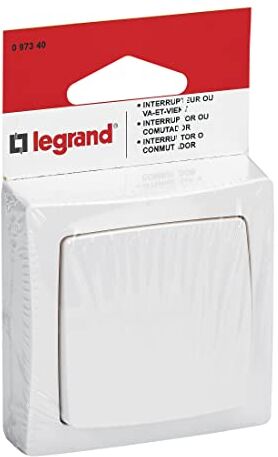 Legrand Interruttore/deviatore 2300 W, colore: Bianco