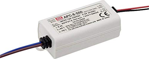 MEAN WELL APC-8-500 8W White power supply unit Power Supply Units (8 W, 90-264, 47-63, 0.15-0.3, 20 ms, 81%)