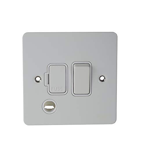 Schneider Electric GU5213WPW Piastra piatta, con fusibile, in metallo bianco