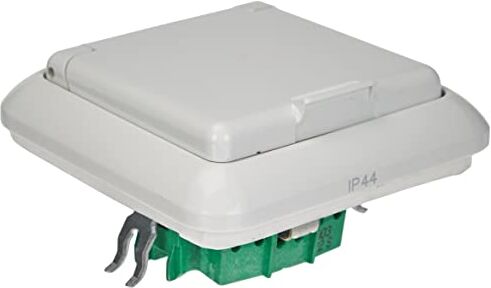 Schneider Electric Elso, Presa elettrica Schuko IP44 Fab, bianco,