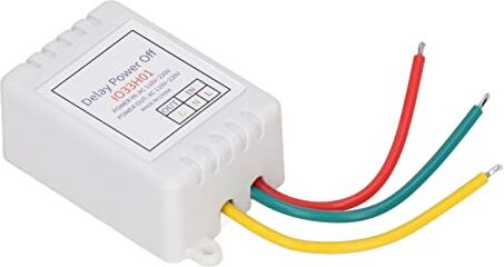 Fdit Timer di Ritardo, Interruttore a relè Ampia Applicazione Varie modalità Ingresso 110 V-220 V Regolabile per Ventola (Con custodia)