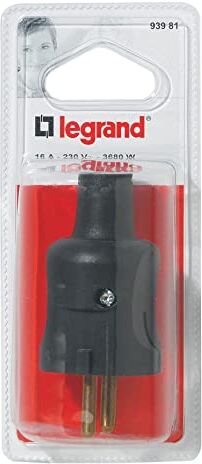 Legrand , , 2p spina 16 A, 2 x 1,5 mm, nero