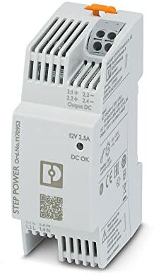 Phoenix Alimentazione guida DIN STEP3-PS/1AC/12DC/2.5/PT 1170953 12 V/DC 2.5 A 30 W 1 x 1 pz(i)